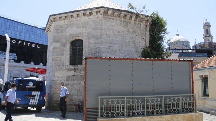 İBB, Taksim Maksemi'nin duvarına jeneratör inşa etti