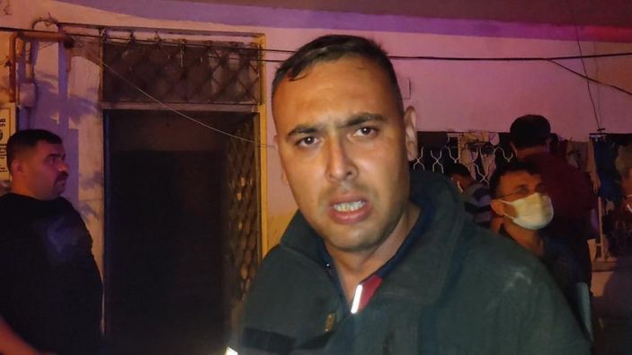 Burdur'da yabancı uyruklu kişilerin yaşadığı evde yangın