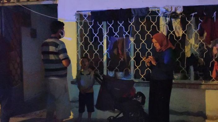 Burdur'da yabancı uyruklu kişilerin yaşadığı evde yangın