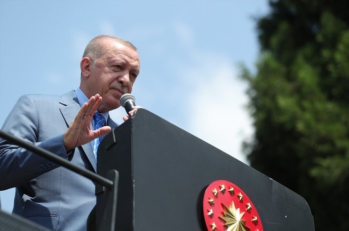 Cumhurbaşkanı Erdoğan: Ülkemizin hakkını söke söke alırız