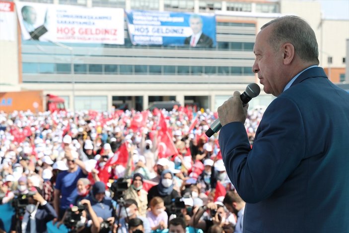 Cumhurbaşkanı Erdoğan’a Sakarya’da sevgi gösterisi