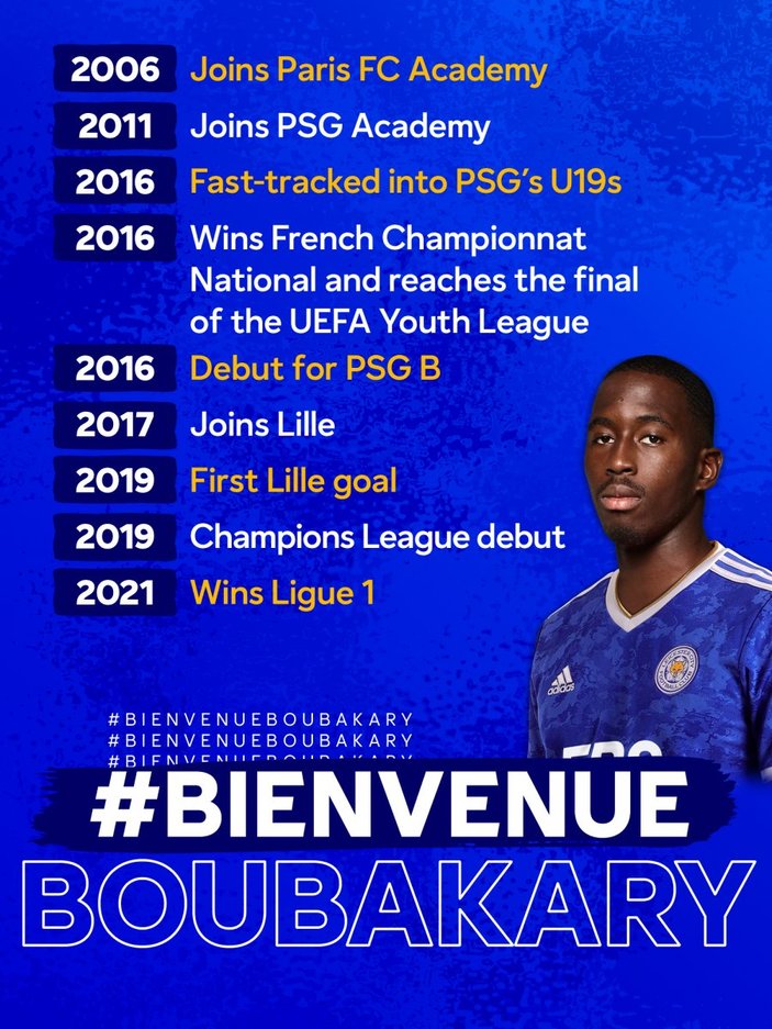 Leicester City, Boubakary'yi transfer etti