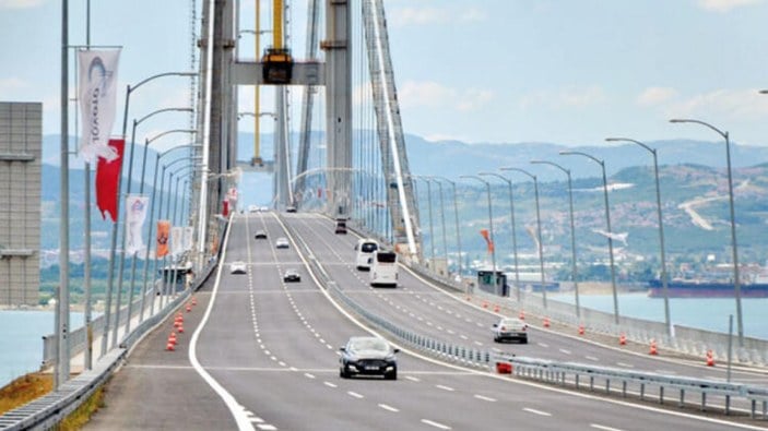 Osmangazi Köprüsü'den günlük geçen ve garanti edilen araç sayısı