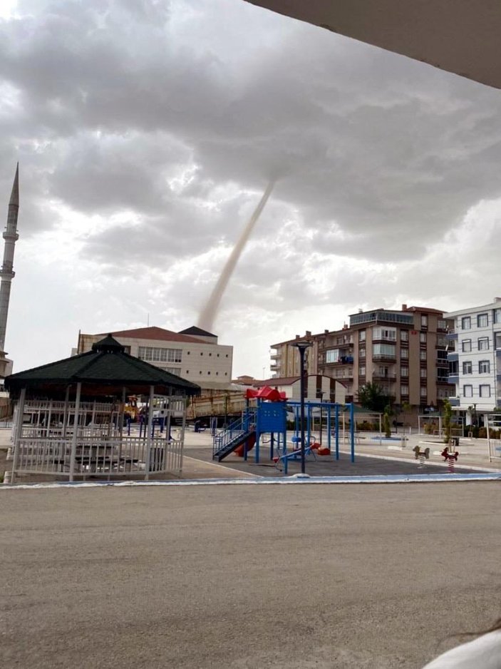 Ankara'da hortum paniği