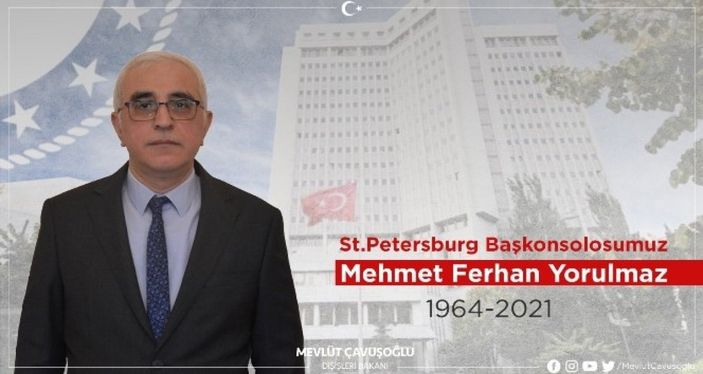 Saint Petersburg Başkonsolosu Mehmet Ferhan Yorulmaz, hayatını kaybetti