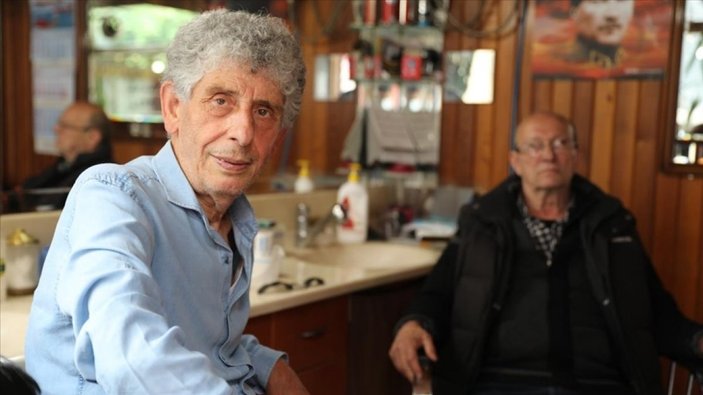 Trabzonlu usta berber, 70 yıldır baba mesleğini sürdürüyor