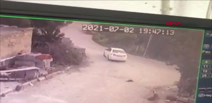 d Konya’da yavru köpeği ezip yoluna devam etti