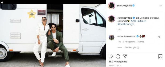 Kerem ile Aslı buluştu! Demet Özdemir ve Şükrü Özyıldız'dan Aşk Taktikleri setinden ilk paylaşım..