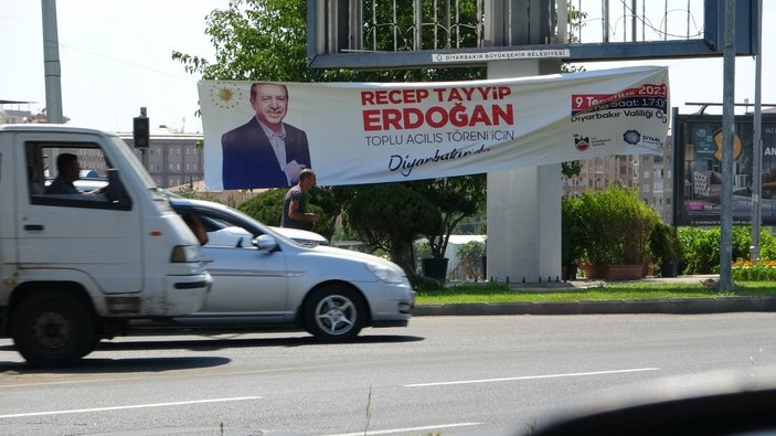 Diyarbakır Cumhurbaşkanı'nı karşılamaya hazır