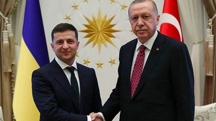 Cumhurbaşkanı Erdoğan, Volodimir Zelenski ile görüştü