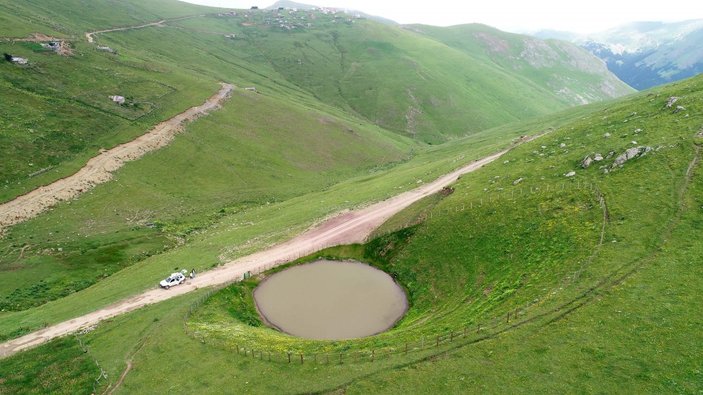 Gümüşhane'deki Dipsiz Göl'ü kurtarma planı başarısız oldu: Çamura döndü