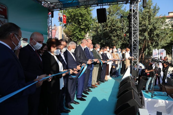 Cumhurbaşkanı Erdoğan, Diyarbakır'da tamamlanan tesislerin açılış törenine katıldı