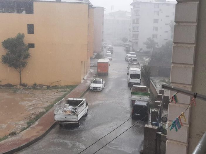 i Iğdır'da sağanak yağış etkili oldu