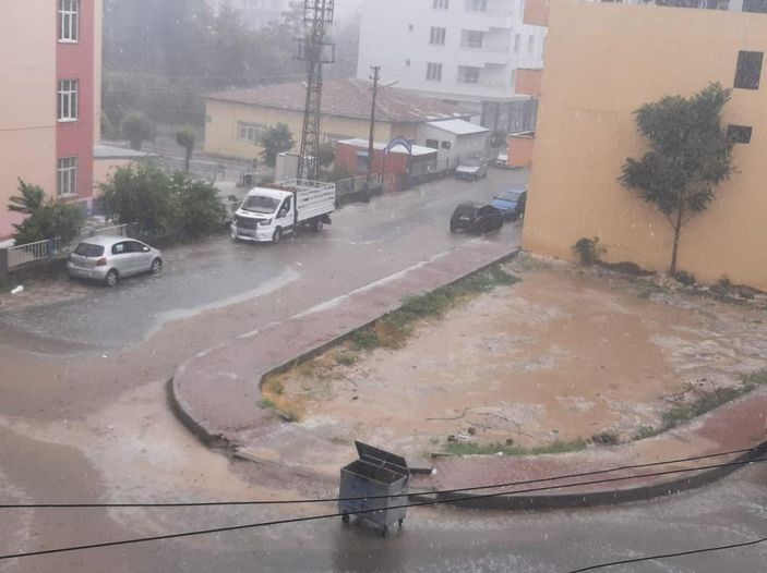 i Iğdır'da sağanak yağış etkili oldu