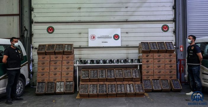 A İstanbul’da 4 bin 260 adet kullanılmış ve arızalı hard diske el konuldu