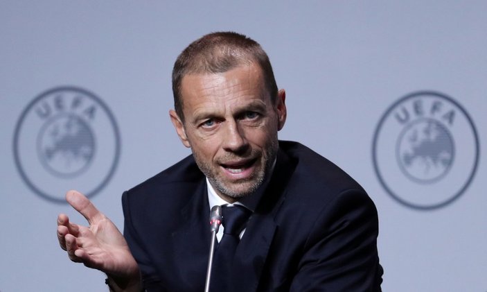 UEFA Başkanı Ceferin: Takımların 10 bin kilometreden fazla yolculuk yapması doğru değil