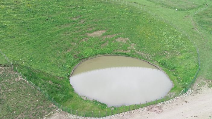Gümüşhane'deki Dipsiz Göl, eski görünümüne kavuşamadı