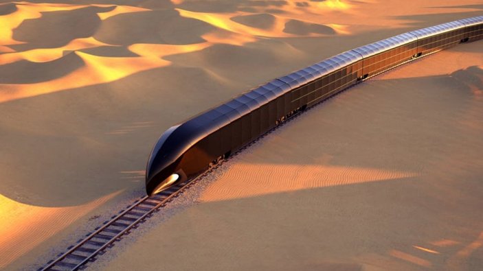 350 milyon dolarlık lüks tren konsepti ortaya çıktı