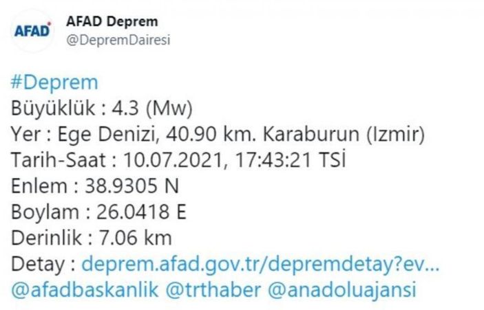Deprem mi oldu? Son dakika 10 Temmuz nerede deprem oldu? Son depremler listesi...
