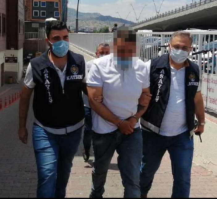 Kayseri’de motosikleti ile yaklaşıp kadını taciz eden şahıs yakalandı