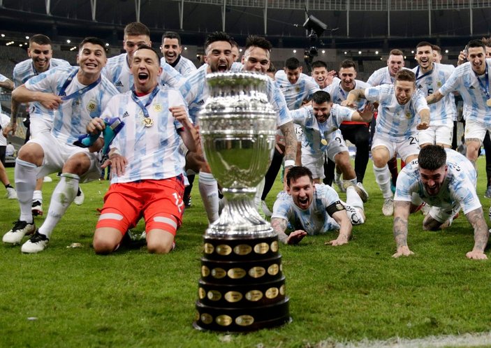 Brezilya'yı yenen Arjantin, Kupa Amerika'yı kazandı