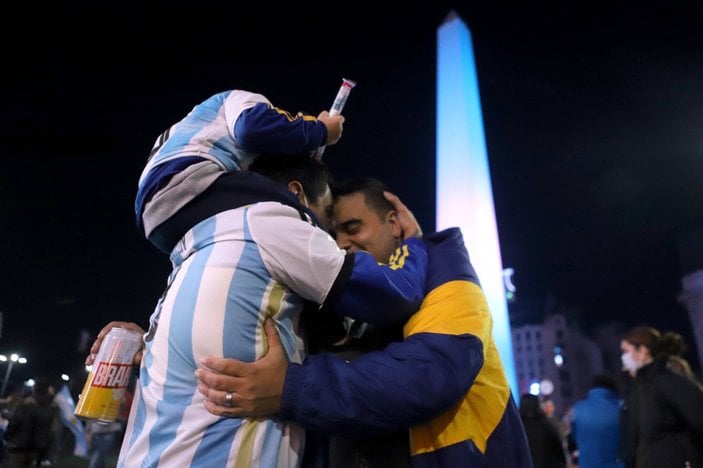 Arjantin halkı Kupa Amerika zaferini kutluyor