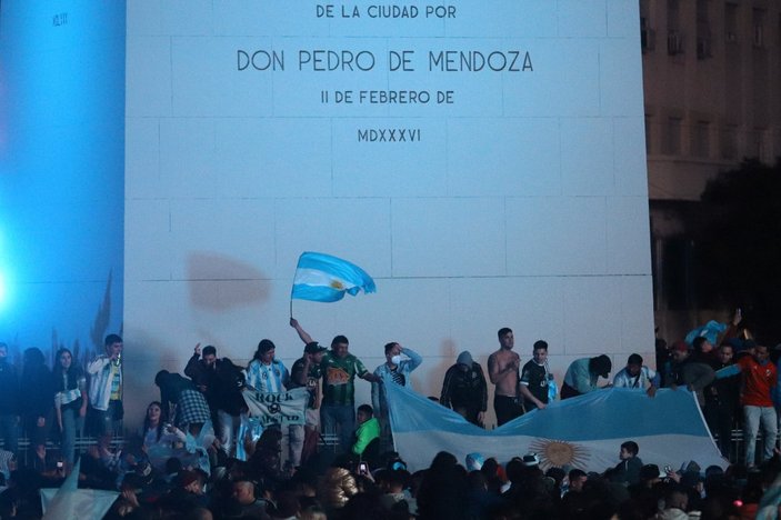 Arjantin halkı Kupa Amerika zaferini kutluyor