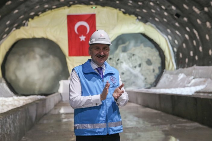 Halkalı-İstanbul Havalimanı metrosunun inşaatı sürüyor