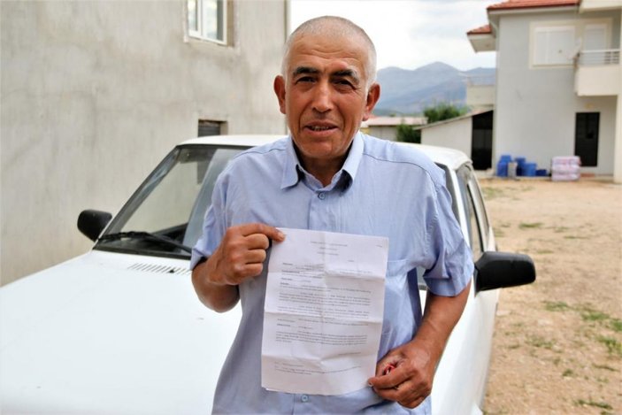 Antalyalı çiftçiye İstanbul’dan 20 farklı trafik cezası geldi