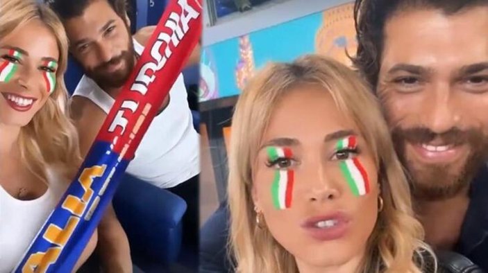 Can Yaman ve Diletta Leotta'nın İtalya sevinci