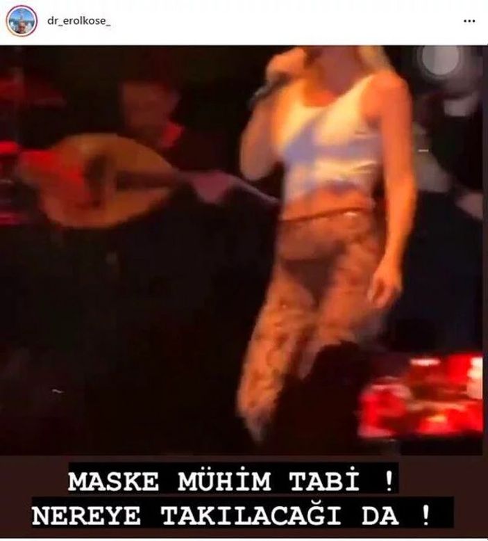 Transparan kıyafetiyle olay olan Gülşen'e Erol Köse'den tepki: Maske mühim tabii, nereye takılacağı da!