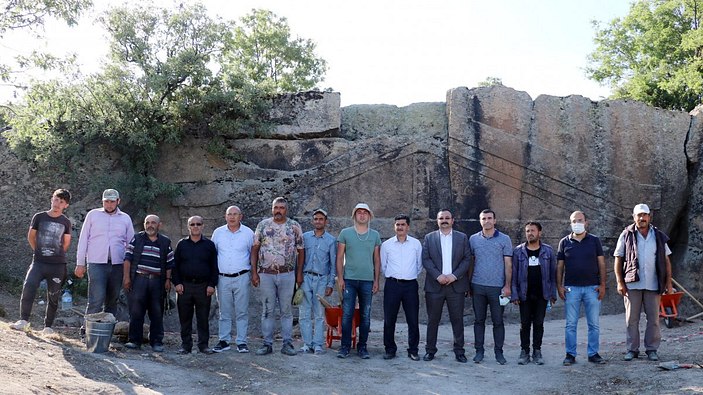 Afyonkarahisar’da 2 bin 700 yıllık Maltaş Anıtı gün yüzüne çıkıyor