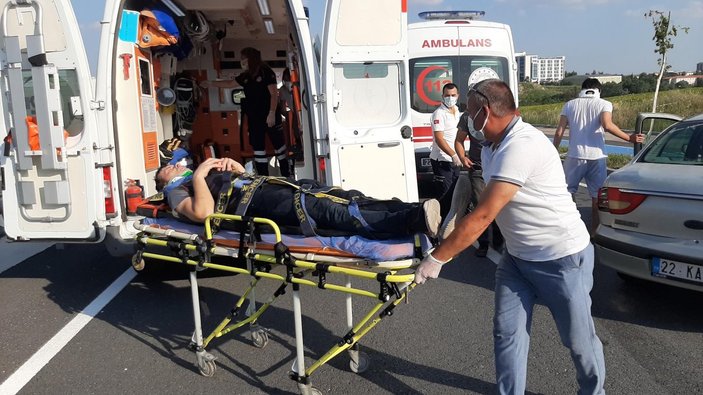 Edirne'de feci kaza: 4 kişi yaralandı