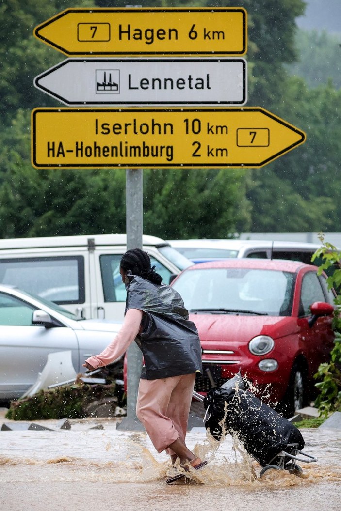 Almanya’da şiddetli yağış ve fırtına