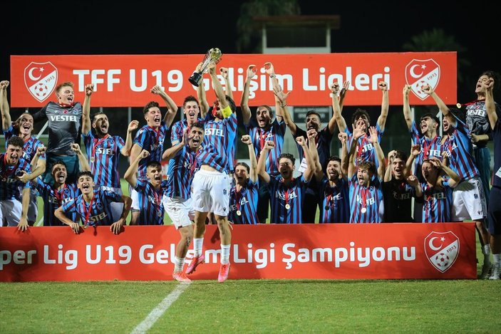 Süper Lig 19 Yaş Altı Gelişim Ligi'nde şampiyon Trabzonspor