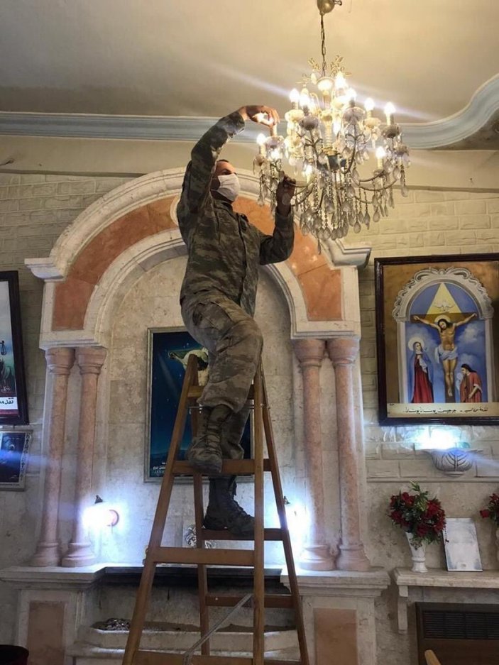 TSK, Martuma Süryani Ortodoks Kilisesi'ni onardı