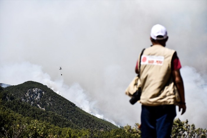 Mersin'deki orman yangınıyla ilgili 4 şüpheli gözaltına alındı