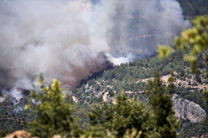 Mersin'deki orman yangınıyla ilgili 4 şüpheli gözaltına alındı