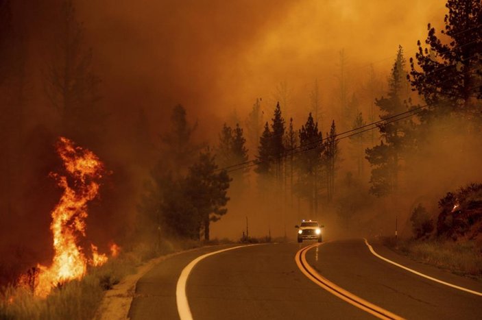 ABD, orman yangınlarının etkisi altında