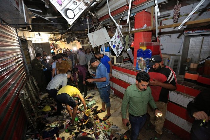 Irak'ta halk pazarında patlama