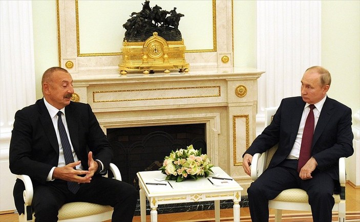 Vladimir Putin ile İlham Aliyev, bölgesel sorunları görüştü