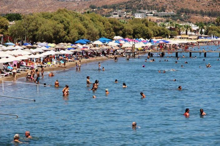 Bodrum'da bayram yoğunluğu