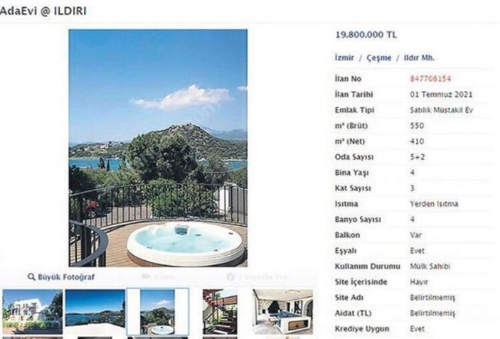 Eda Taşpınar'ın 20 milyon TL'lik evine ilginç ilan! İddialı pozu hemen kaldırıldı...