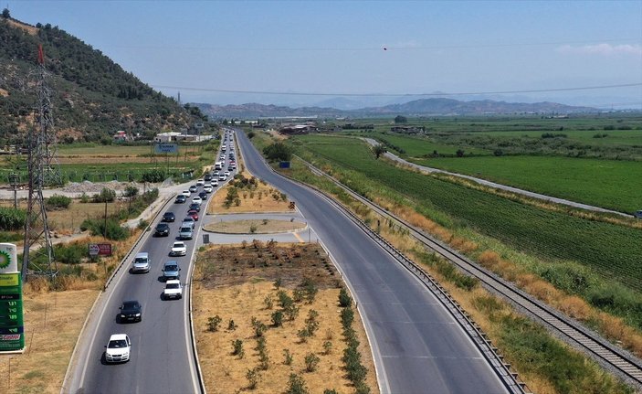 Aydın'da tatilci trafiği