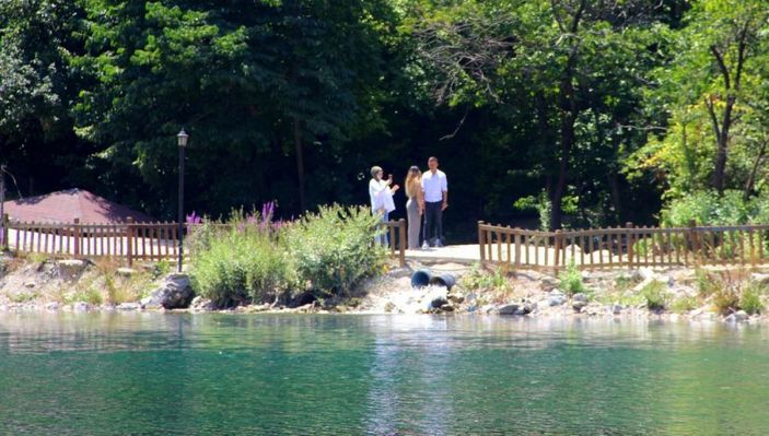 Yedigöller eşsiz manzarası ile görenleri büyülüyor