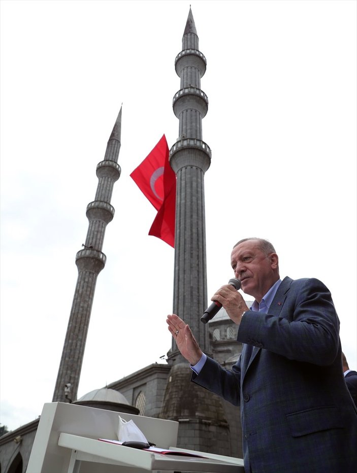 Cumhurbaşkanı Erdoğan Rize'de: 3-4 katı geçmeyecek konutlar inşa edeceğiz