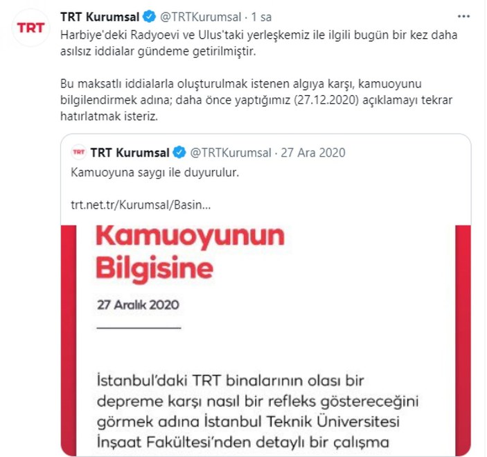 CHP'li Gamze Akkuş İlgezdi'nin iddiasına TRT'den cevap gecikmedi