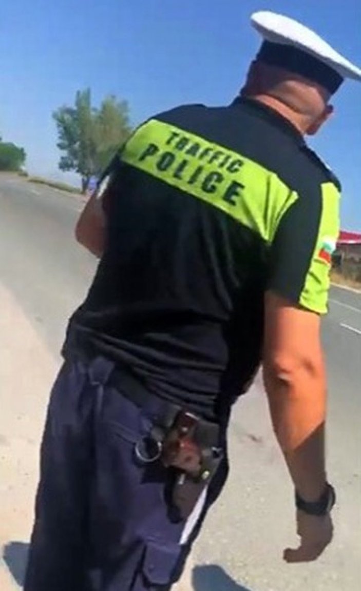 Bulgar polisi, zorbalıkla gurbetçilerin aracına el koymaya çalıştı