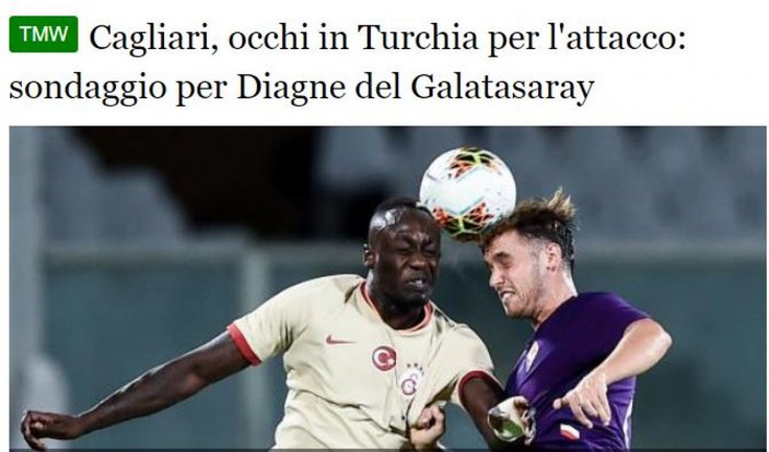 Galatasaraylı Mbaye Diagne'ye Cagliari kancası
