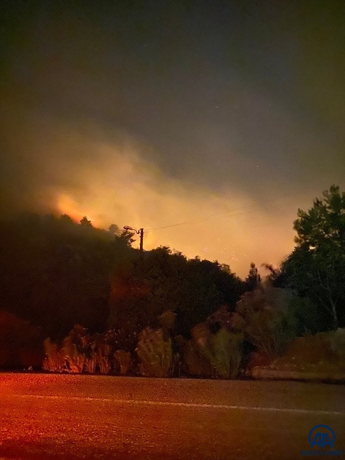 Adana'da orman yangını nedeniyle 5 köy tahliye edildi